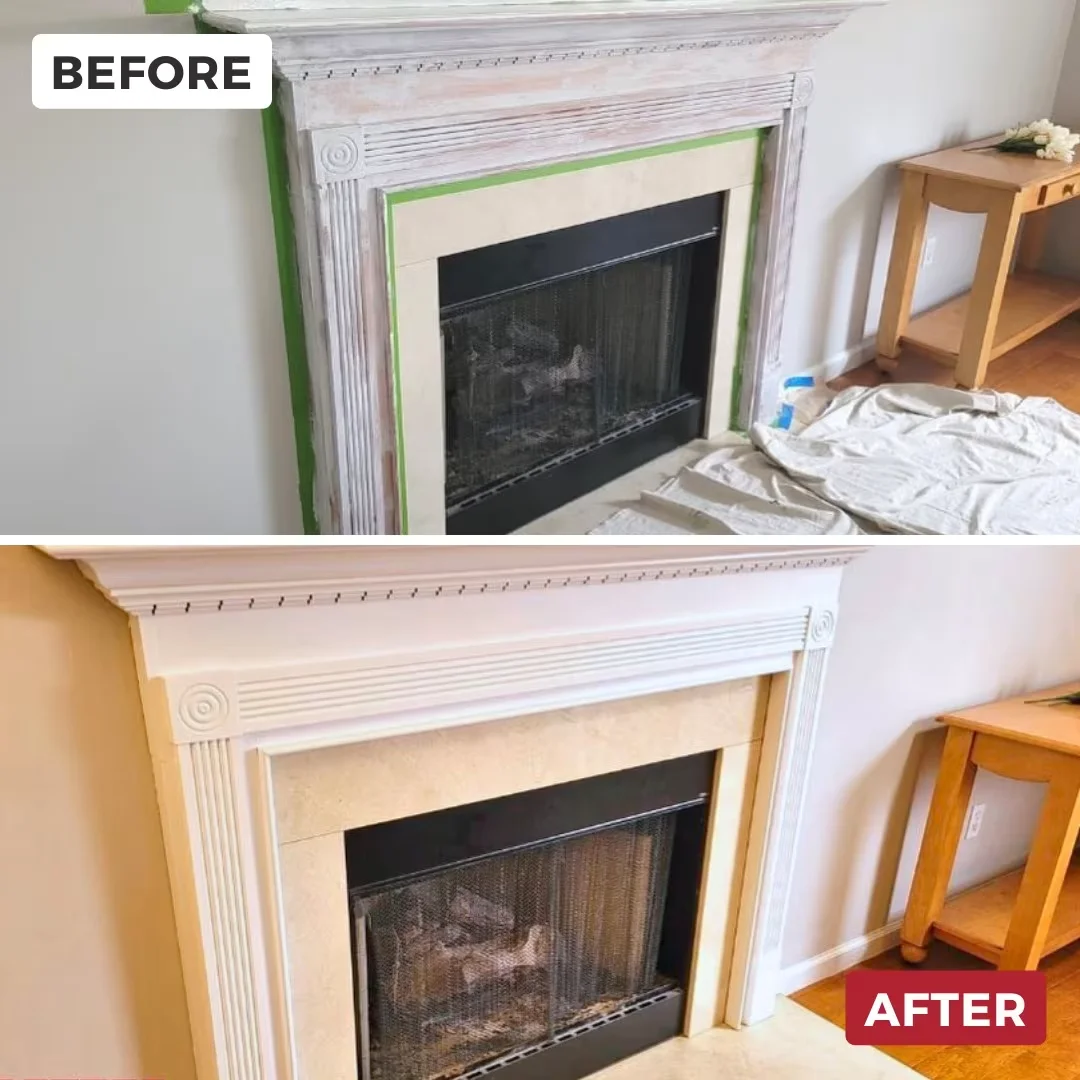 Fireplace Mantel Restoration
